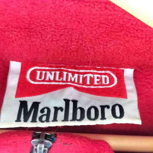 マルボロ Marlboro 袖ワッペンロゴ スタンドカラーフリースジャケット メンズ import:XXL